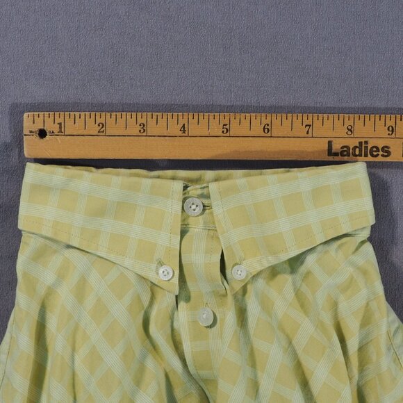 Cinch Shirt Mens Large Yellow Monochrome Check Country Southwest Preppy Cowboy - Picture 8 of 11